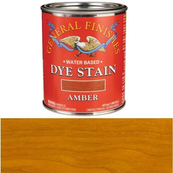 Water Based Dye - Color:Amber - Size:1 Pint